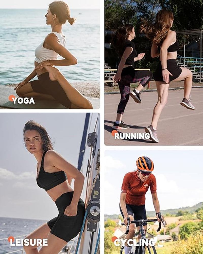 ⏳Limited-Time Offer🎉High Waisted Butt Lifting Tummy Control Side Pocket Shaping Training Shorts 7"